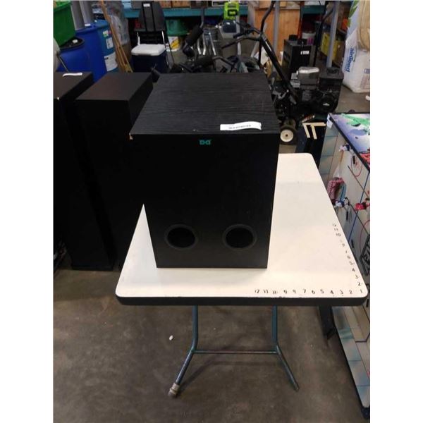 ACOUSTIC PROFILES 12 INCH POWERED SUBWOOFER AP-A120 WORKING