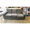 Image 1 : GREY MICROFIBER SOFA