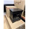 Image 2 : BRAND NEW PAIR OF BLACK AVENZA NIGHTSTANDS
