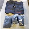 Image 1 : 4 NEW SAND FILLABLE ZIPPERED CANOPY/UMRELLA WEIGHT BAGS RETAIL $120 BLACK