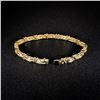 Image 2 : 9.6 DWT 14 KT Gold w/ Diamond Bracelet
