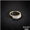 Image 1 : 1.7 DWT 10 KT Gold w/ Diamond Ring Sz: 7