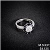 Image 1 : 2.1 DWT 14 KT Wht Gold w/ Diamond & Gems Ring Sz:6