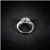 Image 2 : 2.1 DWT 14 KT Wht Gold w/ Diamond & Gems Ring Sz:6