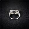 Image 2 : 2.3 DWT 14 KT Wht Gold w/ Diamonds Ring Sz: 4