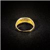 Image 2 : 3 DWT 14 KT Gold w/ Diamond Ring Sz: 10.5
