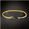 Image 2 : 6.5 DWT 14 KT Gold w/ Diamond Bracelet