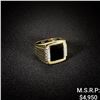 Image 1 : 7.7 DWT 14 KT Gold w/ Diamond & Gem Ring Sz: 8.5