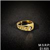 Image 1 : 2.9 DWT 14 KT Gold w/ Diamond Ring Sz: 9