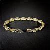 Image 2 : 10.8 DWT 14 KT Gold w/ Diamond Bracelet