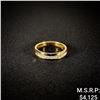 Image 1 : 3.7 DWT 14 KT Gold w/ Diamond Ring Sz: 9.5
