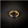 Image 2 : 3.7 DWT 14 KT Gold w/ Diamond Ring Sz: 9.5