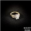 Image 1 : 3.3 DWT 14 KT Gold w/ Diamond Ring Sz: 6.5