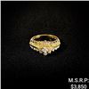 Image 1 : 3.2 DWT 14 KT Gold w/ Diamond Ring Sz: 6.5