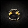 Image 2 : 3.7 DWT 10 KT Gold w/ Diamond Ring Sz: 9.5