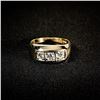 Image 1 : 3.7 DWT 14 KT Gold w/ Diamonds Ring Sz: 9.5