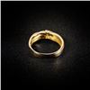 Image 2 : 3.7 DWT 14 KT Gold w/ Diamonds Ring Sz: 9.5