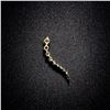 Image 2 : 0.8 DWT 14 KT Gold Pendant w/ Diamond Lining