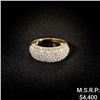 Image 1 : 2.6 DWT 10 KT Gold w/ Diamond Ring Sz: 6.5