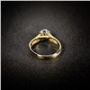 Image 2 : 3.4 DWT 14 KT Gold w/ Diamond Ring Sz: 7.5