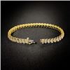 Image 2 : 5.9 DWT 10 KT Gold w/ Diamond Bracelet