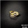Image 1 : 3.1 DWT 14 KT Gold w/ Diamond Ring Sz: 9