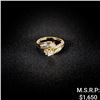 Image 1 : 1.9 DWT 10 KT Gold w/ Diamond Ring Sz: 4