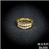 Image 1 : 2.9 DWT 14 KT Gold w/ Diamond Ring Sz: 6.5