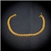 Image 2 : 6.3 DWT 14 KT Gold w/ Diamond Bracelet