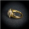 Image 2 : 4 DWT 14 KT Wht Gold w/ Diamonds Ring Sz: 8.5