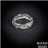 Image 1 : 3.8 DWT Plat Diamond Ring Sz: 6.5