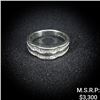 Image 1 : 4.5 DWT Plat Diamond Ring Sz: 6.5