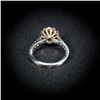 Image 3 : 4.8 DWT Plat Diamond & Gem Ring Sz: 7.5