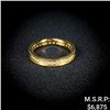 Image 1 : 2.5 DWT 18 KT Gold w/ Diamond Ring Sz: 10