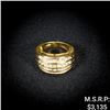 Image 1 : 5 DWT 10 KT Gold w/ Diamond Ring Sz: 6.5