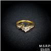 Image 1 : 2.6 DWT 14 KT Gold w/ Diamond Ring Sz: 6