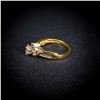 Image 2 : 2.6 DWT 14 KT Gold w/ Diamond Ring Sz: 6