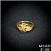 Image 1 : 1.9 DWT 10 KT Gold w/ Diamond Ring Sz: 6.5