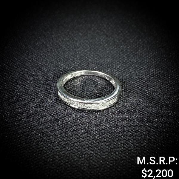 1.6 DWT 950 Plat Diamond Ring Sz: 4.5