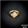 Image 1 : 1.7 DWT 10 KT Gold w/ Diamonds Ring Sz: 4.5