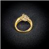 Image 3 : 1.7 DWT 10 KT Gold w/ Diamonds Ring Sz: 4.5