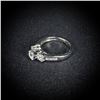 Image 2 : 3 DWT 14 KT Wht Gold w/ Diamond Ring Sz:7.5