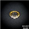 Image 1 : 2.4 DWT 14 KT Gold w/ Diamonds Ring Sz: 5