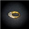 Image 2 : 2.4 DWT 14 KT Gold w/ Diamonds Ring Sz: 5