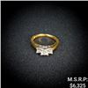 Image 1 : 2.8 DWT 14 KT Gold Plat Diamond Ring Sz: 7.5