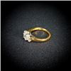 Image 2 : 2.8 DWT 14 KT Gold Plat Diamond Ring Sz: 7.5