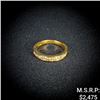 Image 1 : 1.4 DWT 14 KT Gold Ring w/ Diamond Sz: 5