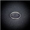Image 3 : 1.1 DWT 14 KT Wht Gold Ring w/ Diamond Sz:7