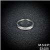 Image 1 : 1.9 DWT Plat KT Plat Ring w/ Diamond Sz:4.5