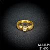 Image 1 : 1.9 DWT 14 KT Gold Ring w/ Diamond Sz: 7